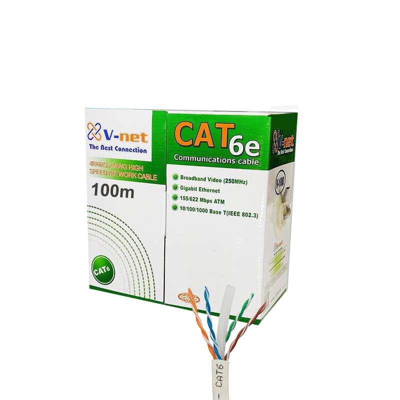 V-NET CCA Cat6 Cable 100m Dum