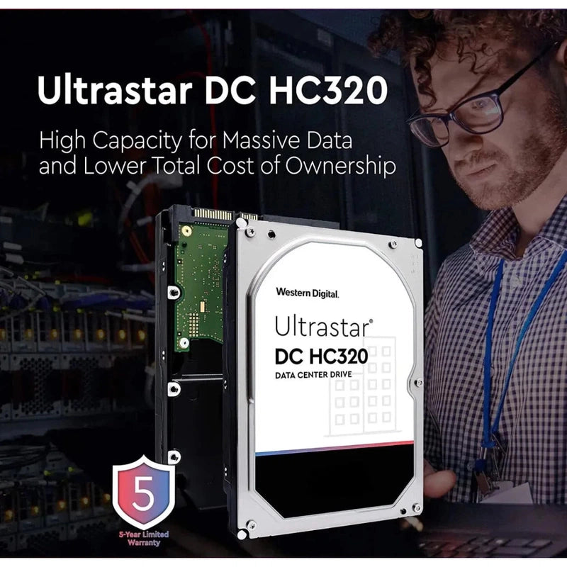 WD 10TB Ultrastar DC HC330 SATA HDD 7200 RPMSATA 6 Gb/s 256MB Cache