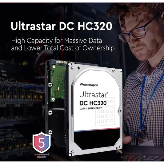 WD 16TB Ultrastar DC HC520 SATA HDD 7200 RPM Class SATA 6 Gb/s 512MB Cache 3.5"