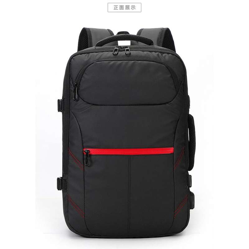 2 IN 1 Backpack & Laptop Bag- Black & Red
