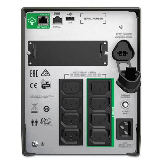 APC Smart-UPS Line Interactive 1000VA / 700w SmartConnect Port + SmartSlot AVR & LCD