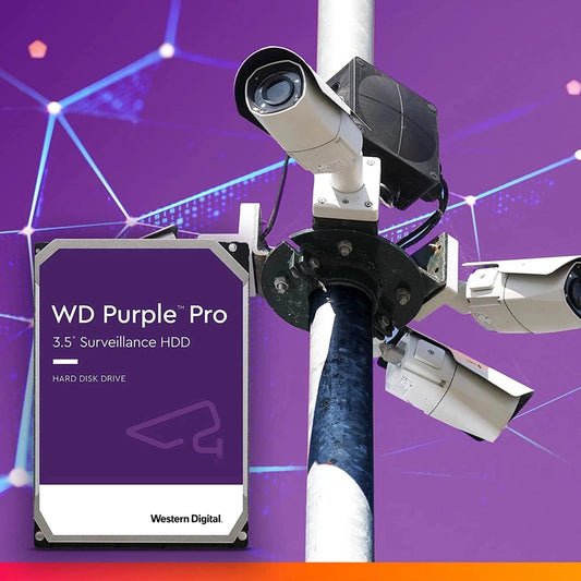 WD 12TB WD Purple Pro Surveillance Hard Drive 3.5" SATA 7200 RPM 256 MB Cache