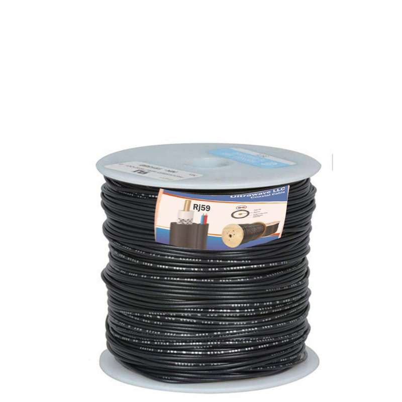Ultrawave Copper 98% . Coaxial RJ59 Data 120M * 2 Meter - USA Brand - Price Per 1 meter
