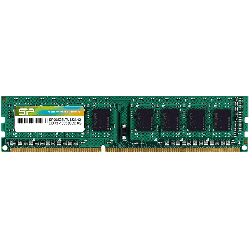Silicon Power 8GB DDR3 UDIMM-1333 MHz For Desktop