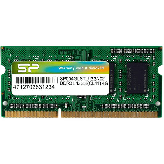 Silicon Power 4GB DDR3L Low Voltage SODIMM-1333 MHz For Laptop
