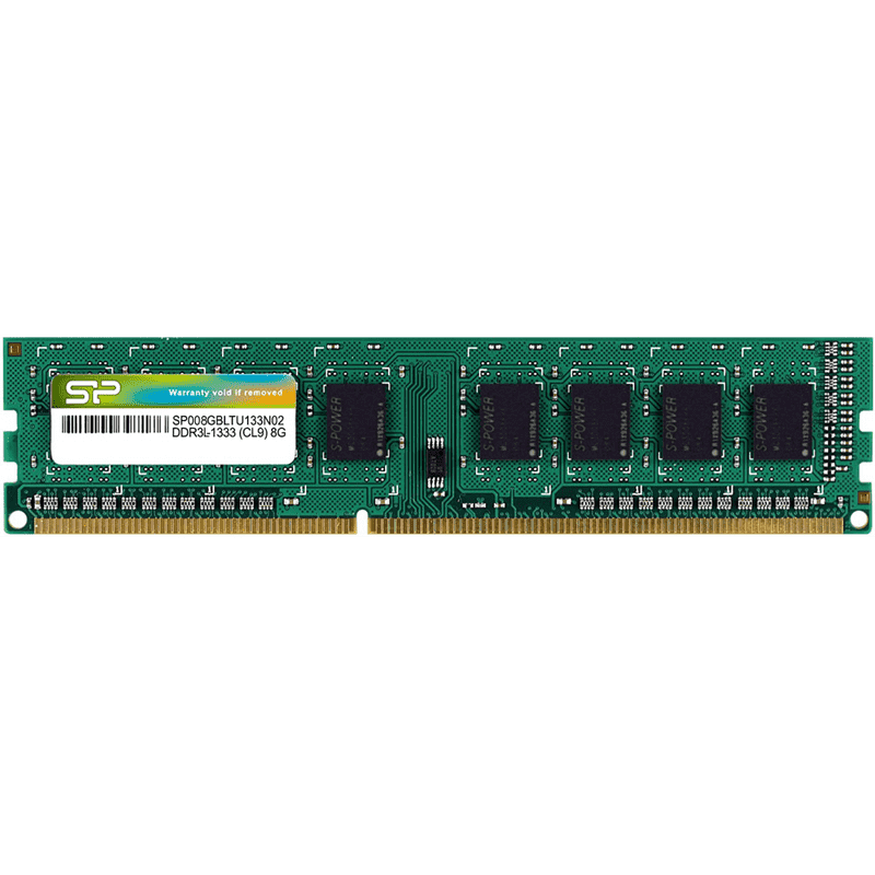 Silicon Power 8GB DDR3L Low Voltage UDIMM-1333 MHz For Desktop