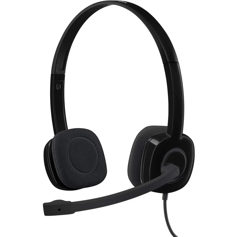Logitech H151 Stereo Headset w/ Mic 3.5mm Audio Jack