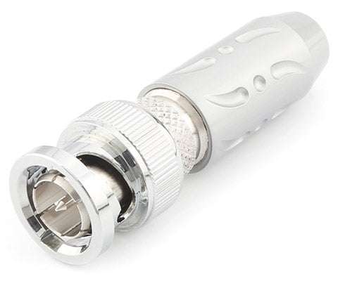 VIBORG VD302R BNC Connector Silver / Rhodium Plated Pure Copper Ø8mm