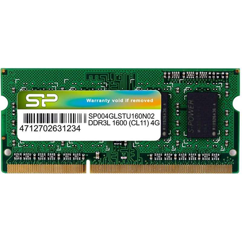 Silicon Power 4GB DDR3 SODIMM-1600 MHz For Laptop