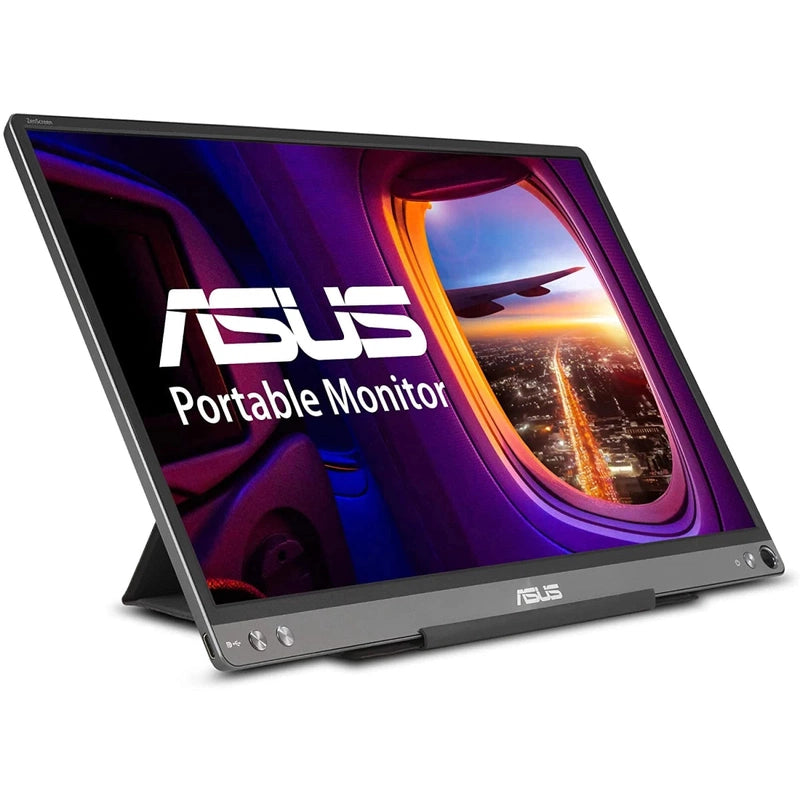 ASUS ZenScreen MB16ACE 15.6” IPS Full HD Portable USB Type-C Eye Care w/ Smart Case