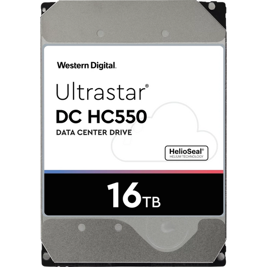 WD 16TB Ultrastar DC HC520 SATA HDD 7200 RPM Class SATA 6 Gb/s 512MB Cache 3.5"