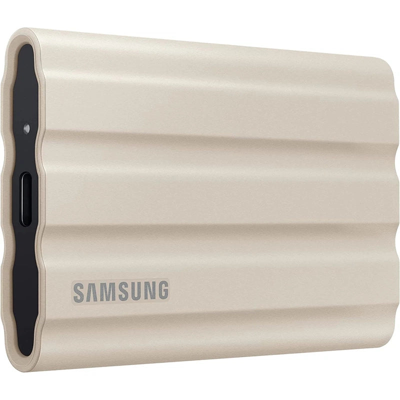 SAMSUNG T7 Shield 2TB Portable SSD USB 3.2 IP65 Rating For water & Dust Resistance For PC / Mac / Android / Gaming Consoles - Beige