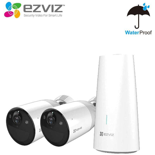 EZVIZ SMART WIFI BATTERY OUTDOOR CAMERA BC1-B2 2MP - UP TO ONE YEAR