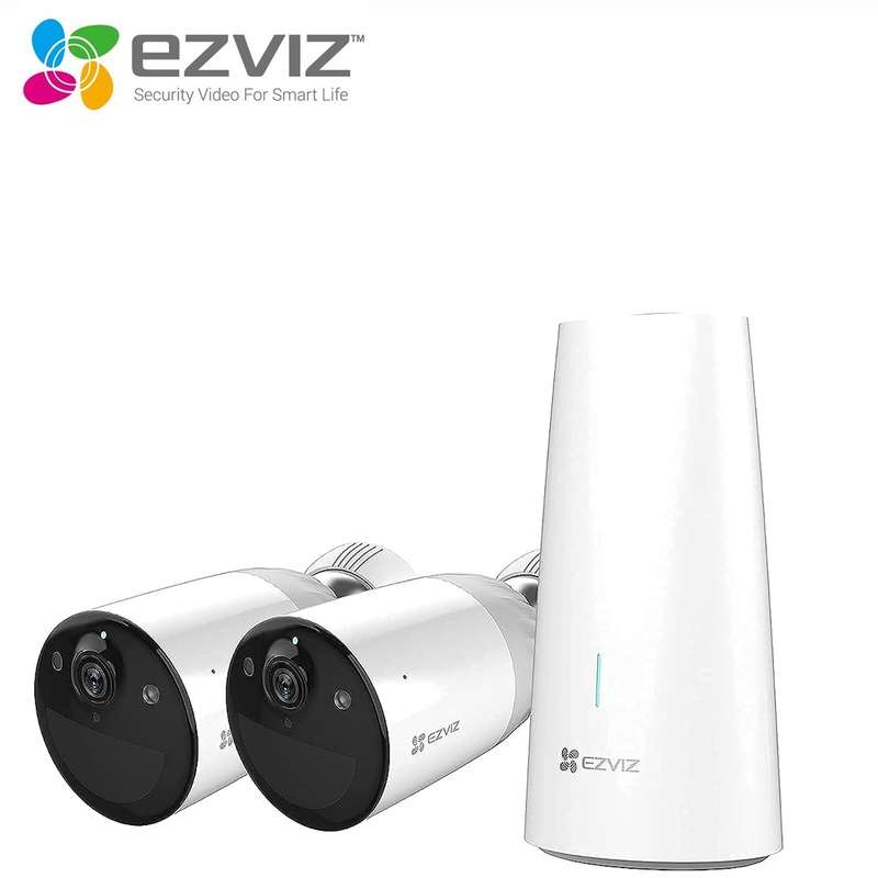 EZVIZ SMART WIFI BATTERY OUTDOOR CAMERA BC1-B2 2MP - UP TO ONE YEAR