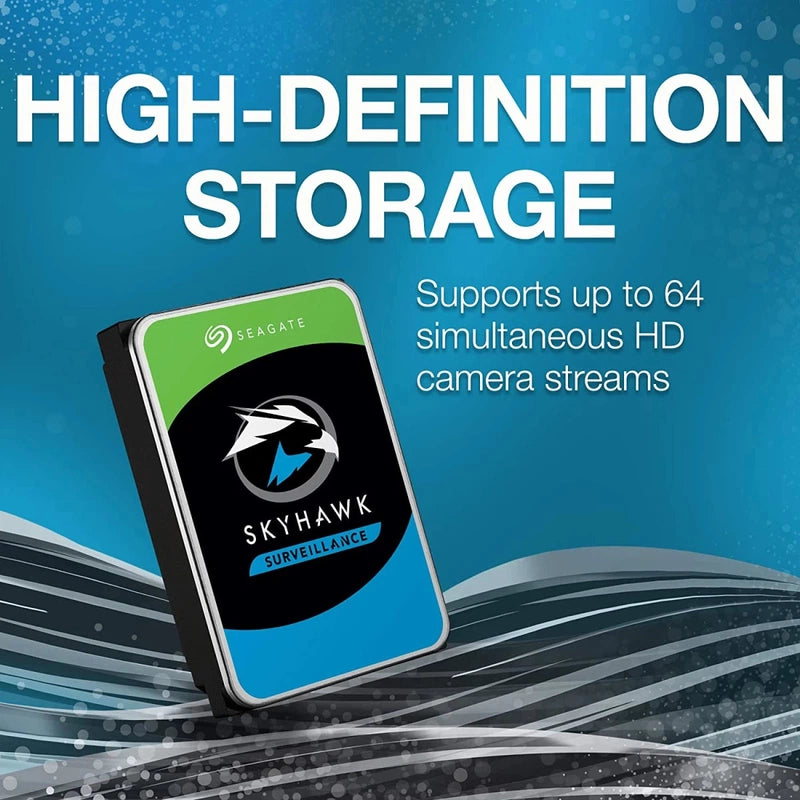 Seagate SkyHawk 1TB Surveillance Hard Drive 64MB Cache 3.5-Inch Internal