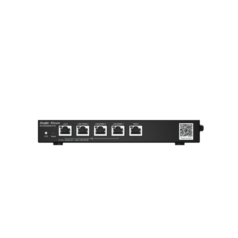 RG-EG305GH-P-E, Reyee 5-Port High-Performance Cloud Managed PoE Office Router