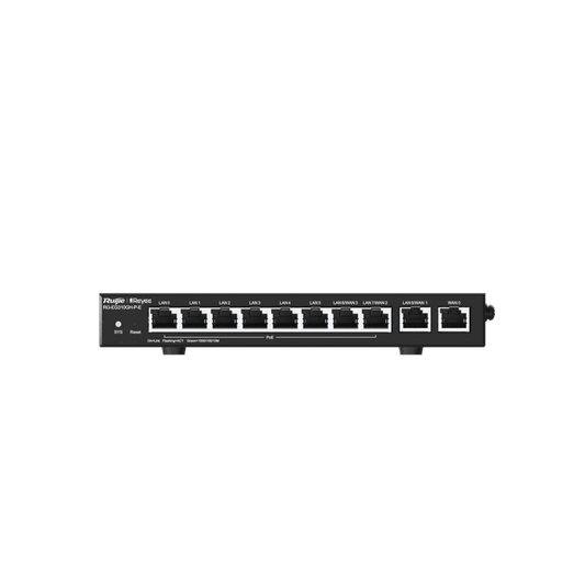 RG-EG310GH-P-E, Reyee10-Port High-Performance Cloud Managed PoE Office Router