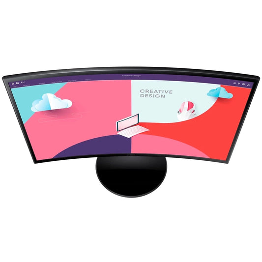 Samsung S3 S36C 27" Essential Curved 1800R Full HD 75Hz Eye Care AMD FreeSync HDMI & D-Sub Interface - Black