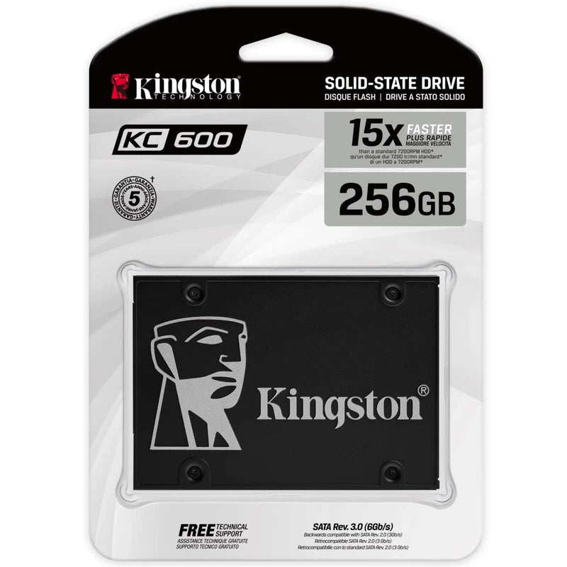 Kingston KC600 256GB SATA III Solid State Drive SSD