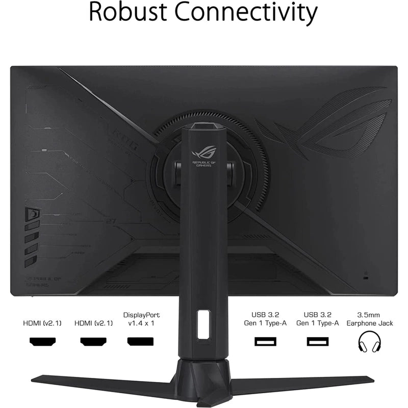 ASUS XG27AQMR ROG Strix 27” 2K Fast IPS 300Hz 1ms HDR600 G-SYNC Compatible & FreeSync Premium Pro Variable Overdrive