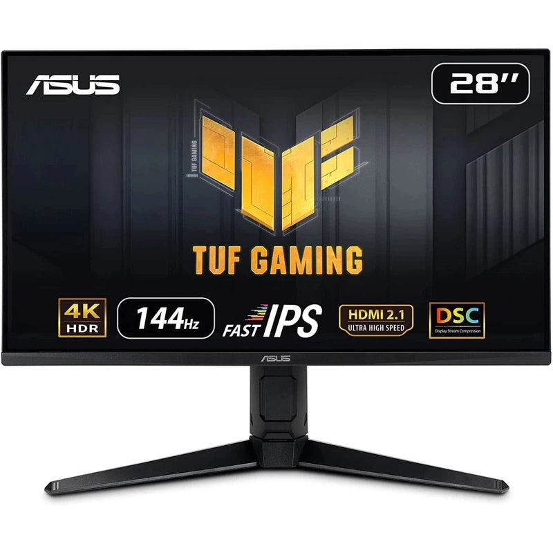 ASUS TUF 28" VG28UQL1A 4K 144Hz HDMI 2.1 Fast IPS 1ms G-SYNC Compatible Eye Care DCI-P3 90%