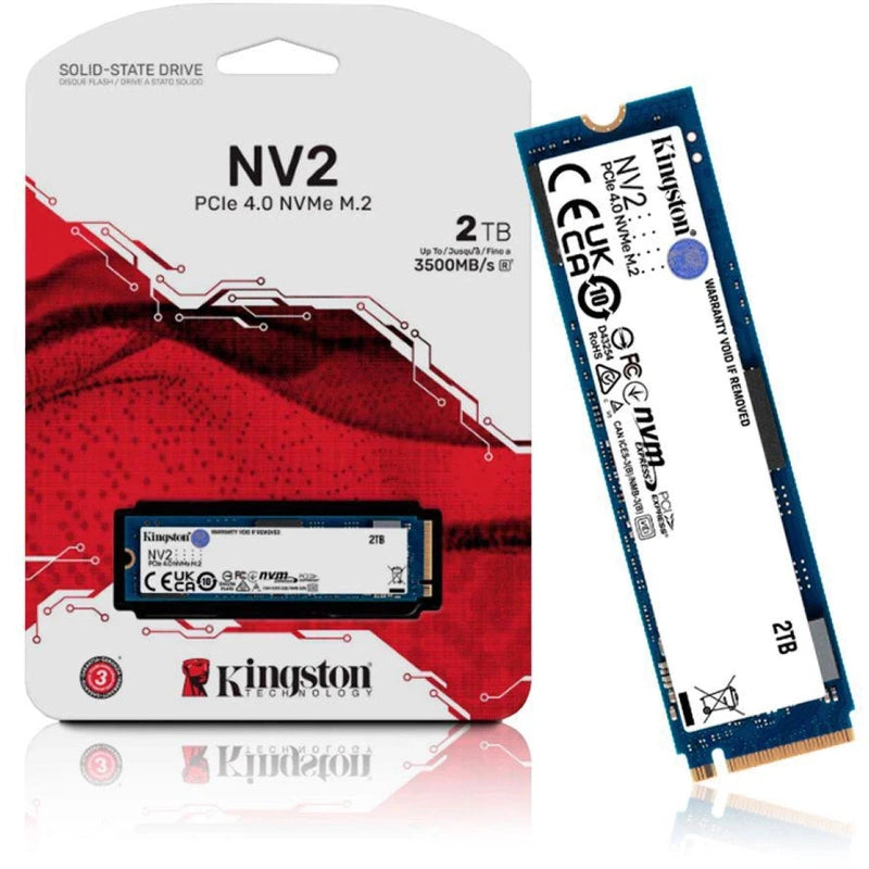 Kingston NV2 2TB M.2 2280 NVMe PCIe 4.0 Internal SSD Up to Kingston NV2 2TB M.2 2280 NVMe PCIe 4.0 Internal SSD Up to