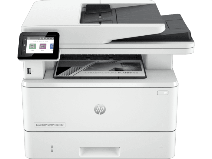 HP LaserJet Pro MFP 4103fdw Printer 2Z629A