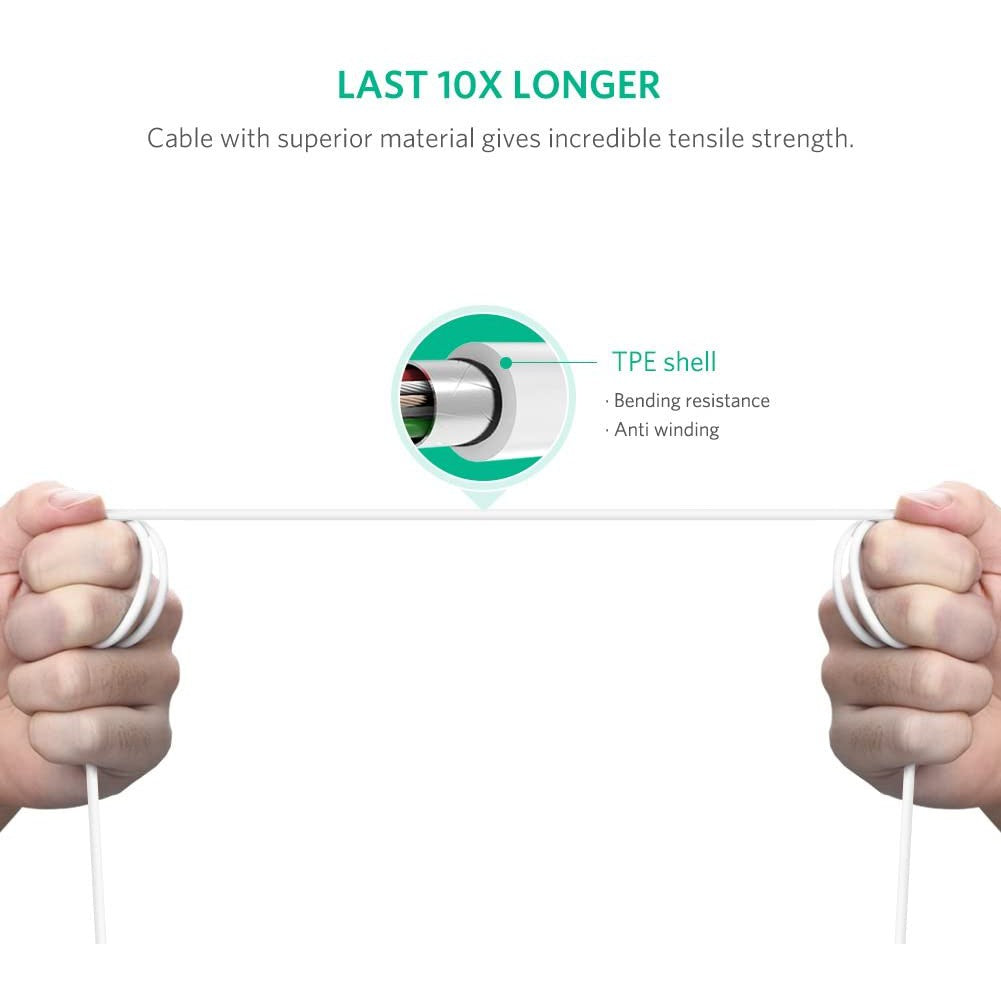 UGREEN USB-C Male to USB-B 2.0 Male  Printer Cable ABS Plastic Case 1m (Black)