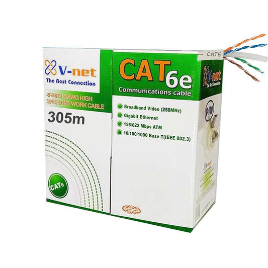 V-NET CCA Cat6 Cable 305m Dum