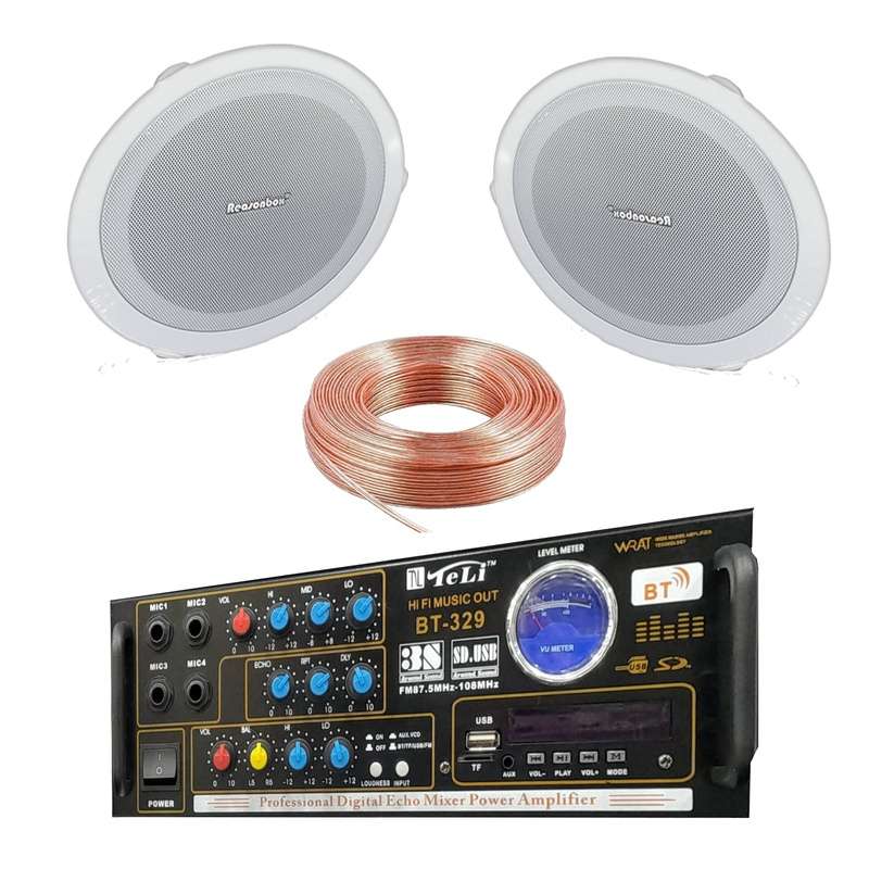 نظام صوتي متكامل للمنازل والأعمال سماعتين