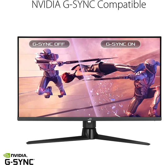 ASUS XG32UQ ROG Strix 32” 4K Fast IPS HDMI 2.1 DSC 160Hz 1ms HDR600 G-SYNC Compatible & FreeSync Premium Pro Variable Overdrive