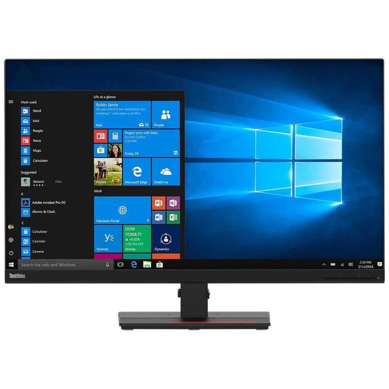 Lenovo ThinkVision T32h-20 32" IPS 2K Adjustable Stand w/ HDMI, DP, USB-C & 3 Years Warranty