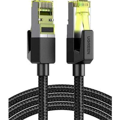 UGREEN NW150 Cat 7 Shielded Round Cable With Braided Modular RJ45 Ethernet -5M