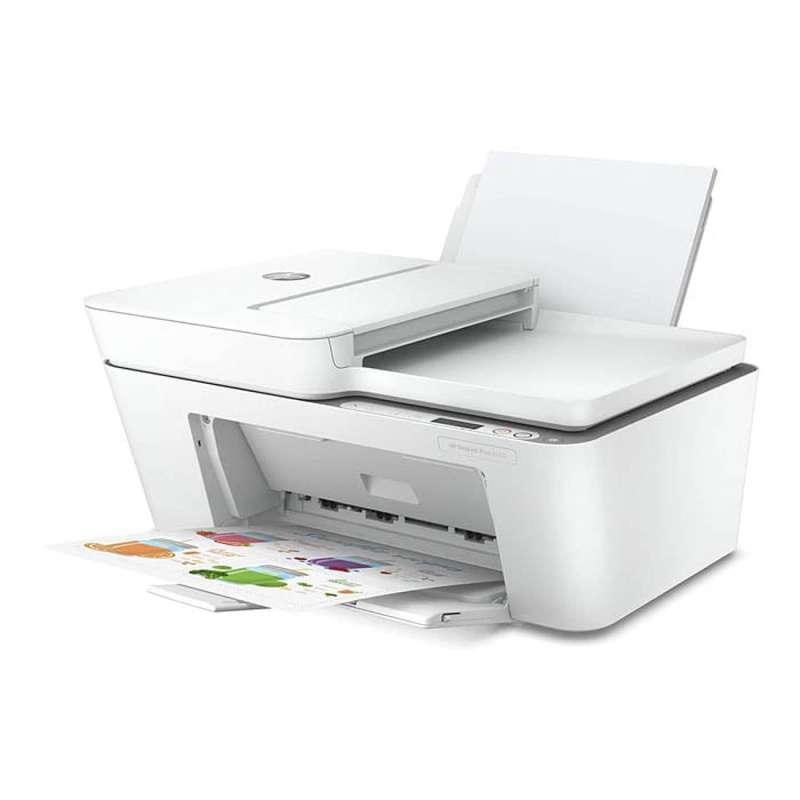 HP DeskJet Plus 4120 All-In-One Wireless, Print, Copy, Scan & Send Mobile Fax - White