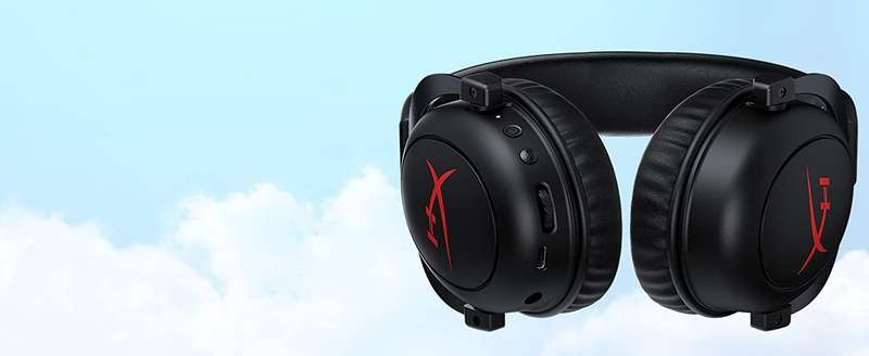 HP HyperX Cloud Core Wireless Gaming Headset Memory Foam Ear Pads Aluminum Frame Detachable Noise Cancelling Mic