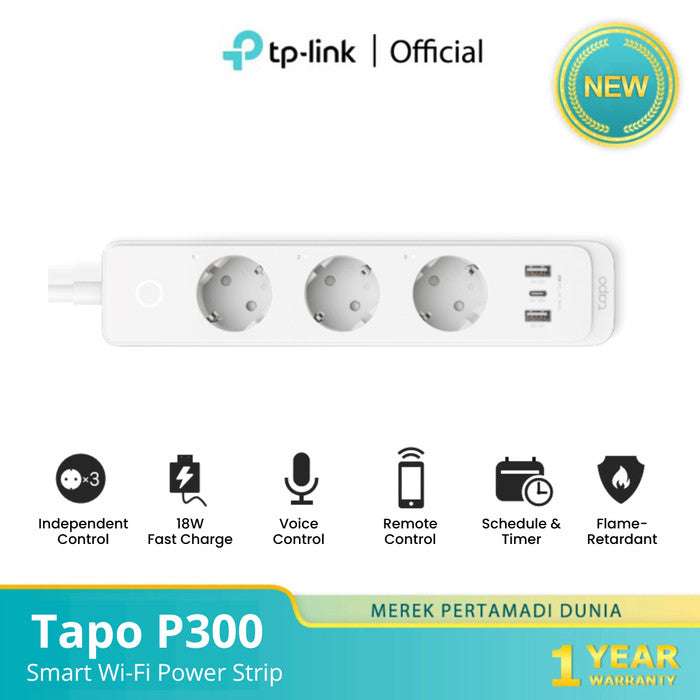 Smart Wi-Fi Power Strip Tapo P300