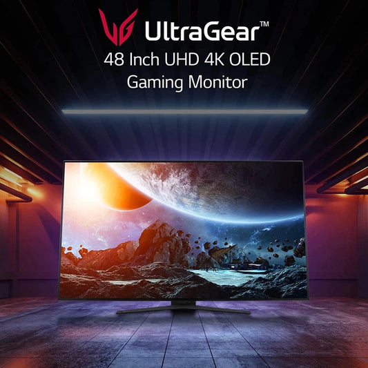 LG 48GQ900-B Ultragear™ 48" UHD OLED 4K 120Hz 1ms HDR 10 Anti-Glare DCI-P3 99% HDMI 2.1 w/ Speakers & G-SYNC Compatible