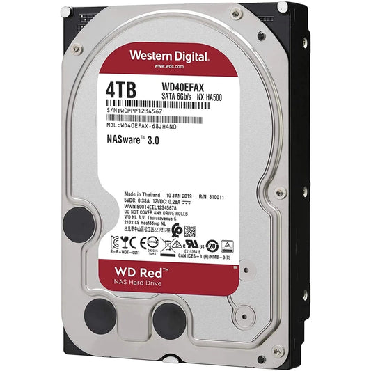 Western Digital 4TB WD Red NAS Internal HDD 256MB Cache, 3.5"