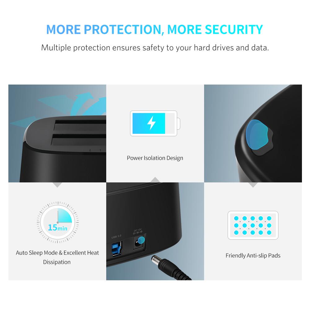 UGREEN 50857 USB 3.0 Dual-Bay Hard Drive Docking Station