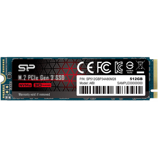 Silicon Power 512GB PCIe Gen3×4 P34A60 NVME