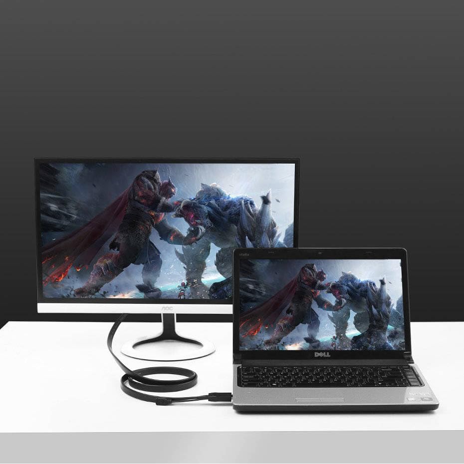 UGREEN 30449 HDMI to VGA Converter Cable 1.5m (Black)