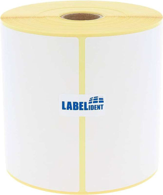 رول ليبل لاصق حراري مصقول قياس 3.8*2.5سم تعبئة 1000 لاصق - لكافة الاستخدامات والباركود