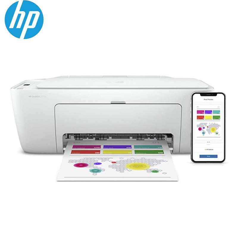 HP DeskJet 2710 All In One Printer With Wireless Print Copy Scan 5AR83B