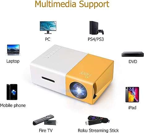 Mini Projector,Portable Movie Projector