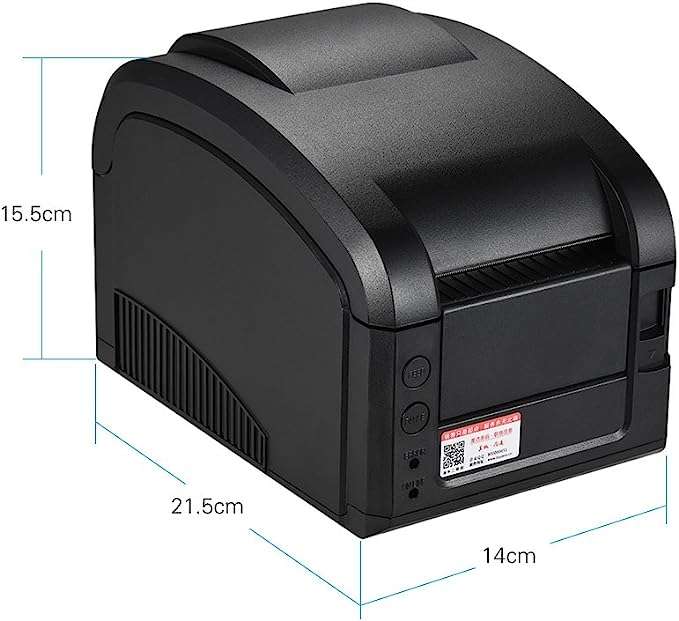 GP-3120TL Thermal Printer Adhesive Barcode Label for USB POS Computer