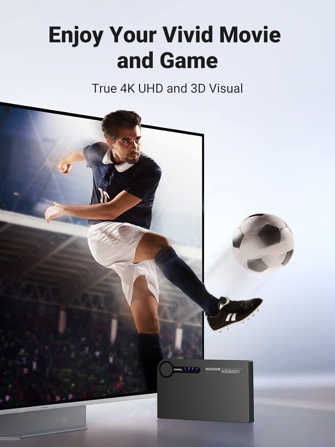 UGREEN 4K HDMI Switch 3-IN-1 Out HDMI Switcher - 40234