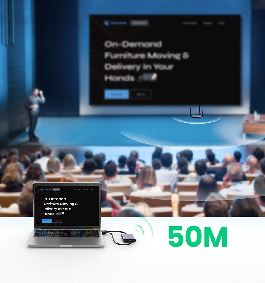 Ugreen HDMI Wireless Projector Transmitter + Receiver - 50633 A