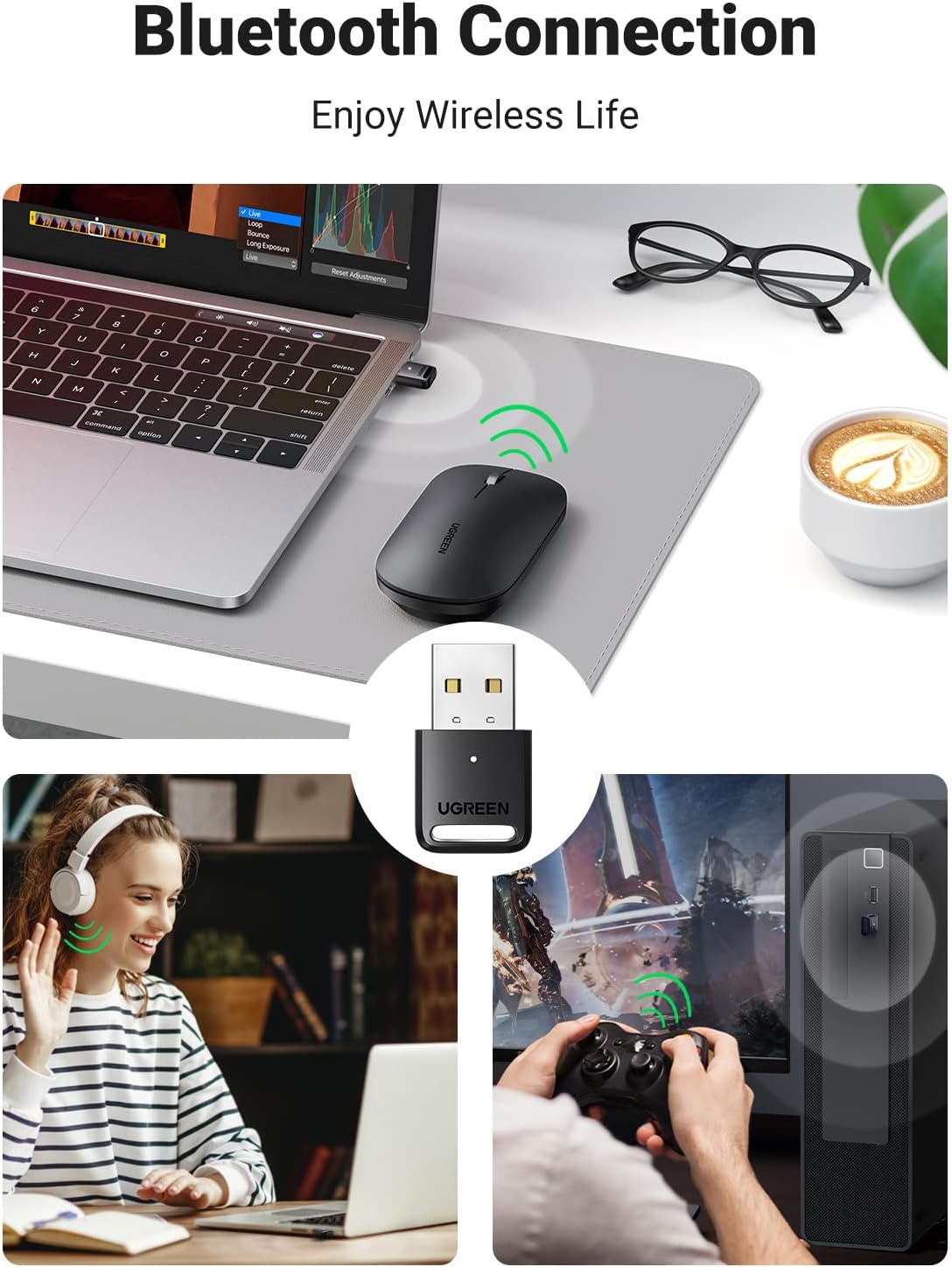 Ugreen USB Bluetooth 5.0 Adapter - 80890