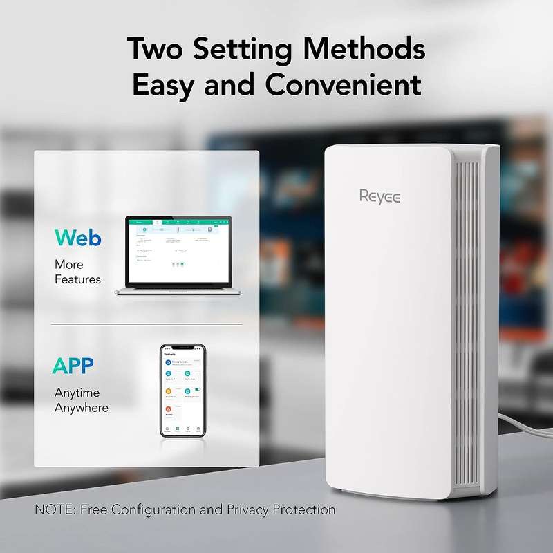 RG-R4 1PK Reyee Mesh WiFi System, AX1800 Smart WiFi 6 Router R4