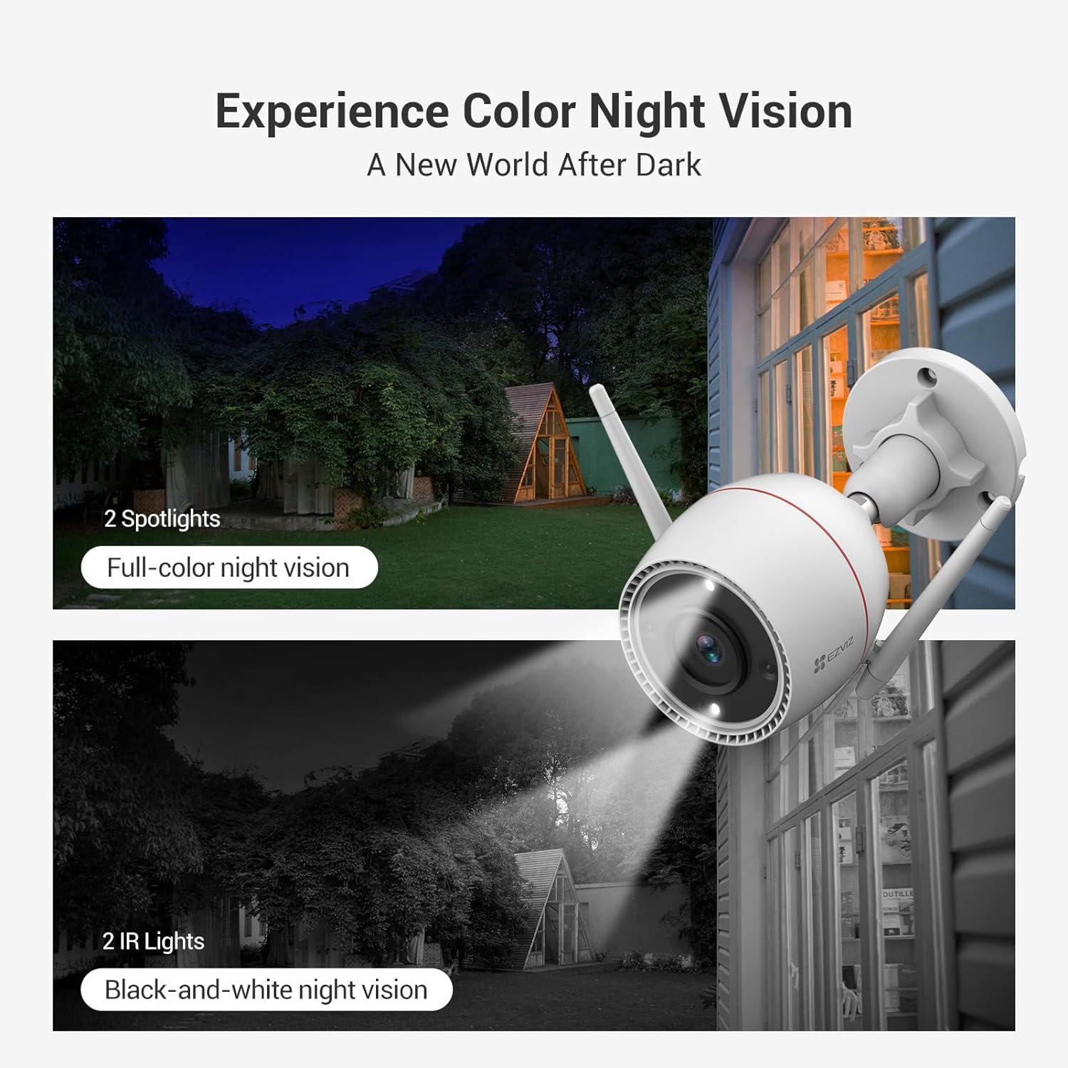 H3C 4MP 2K+ Color Night Vision, Ai-Powered Human Detection